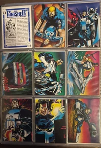 1992 THE PUNISHER GUTS & GUNPOWDER 90 CARD SET MARVEL WAR JOURNAL SPIDER-MAN - Picture 1 of 8