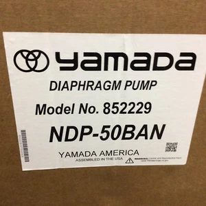 YAMADA 852229 NDP-50BAN 2" Aluminum Buna Air Operated Double Diaphragm Pump New - Picture 1 of 1