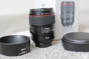 Canon EF 85mm f/1.4L IS USM Telephoto Lens (2271C002) - Picture 1 of 3
