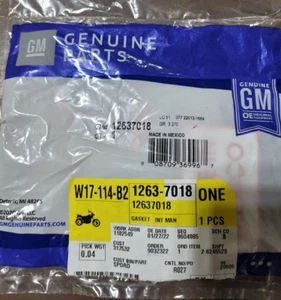 Junta de colector de admisión genuina GM 12637018 Chevrolet GMC Buick 2016-2022 OEM NUEVA - Imagen 1 de 2