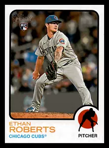 2022 Topps Heritage Ethan Roberts RC Rookie #682 Centered Mint High Number - Picture 1 of 2