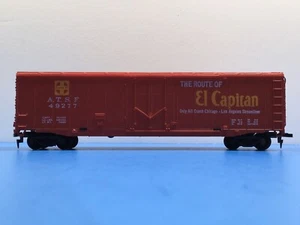 HO Scale "Santa Fe - El Capitan" 49277 Fifty Foot Freight Train Box Car W/Box #7 - Picture 1 of 12