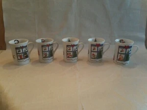 5xKaffeebecher Weihnachten Weihnachtsbecher AdlerApotheke Pinneberg,Jahresausgab - Bild 1 von 6
