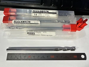"Strumento Fullerton 1/4"" diametro x 1/4"" gambo x 1,5"" LOC x 6" - Foto 1 di 2