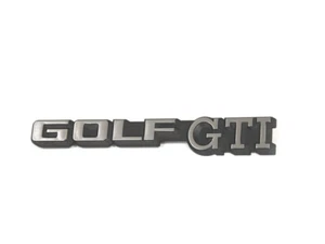 NOS Old Stock Typenschild Schriftzug Badge für Golf GTI bis 1987 - Picture 1 of 2