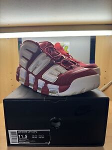 2017 Nike Air More Uptempo Supreme Red - 902290-600 - Size 11.5