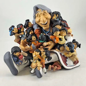 Jack Graham Whimsical Happy Grandma mit Kindern Geschichtenerzähler Typ Figur - Bild 1 von 5