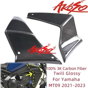 Cubierta de alerón de viento de fibra de carbono 3K para Yamaha MT09 2021-2023 - Imagen 1 de 5