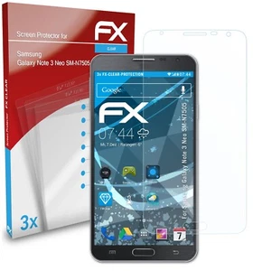 atFoliX 3x Screen Protector for Samsung Galaxy Note 3 Neo SM-N7505 clear - Picture 1 of 8