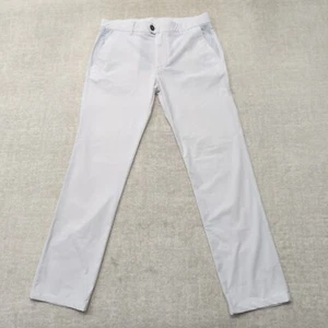 Greyson Montuak Golf Pants Mens 32x30* Performance Chino Trouser White Stretch - Imagen 1 de 18