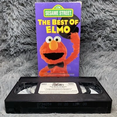 Sesame Street The Best of Elmo VHS 1994 The Muppets Jim Henson Kids Cartoon Film - Image 1 of 4