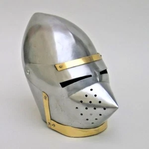 HOUND SKULL PIGFACE BASCINET HELMET - MEDIEVAL HELMET - ARMOR HELMET - Bild 1 von 1