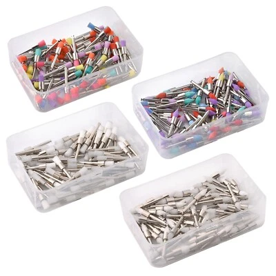 Dental White & Colorful Prophy Polishing Brush Nylon Flat Latch & Tapered Type - Image 1 of 3