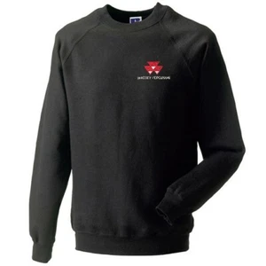 Massey Ferguson Tractor Embroidered Crew Neck Sweatshirt - XS to 2XL - Picture 1 of 3