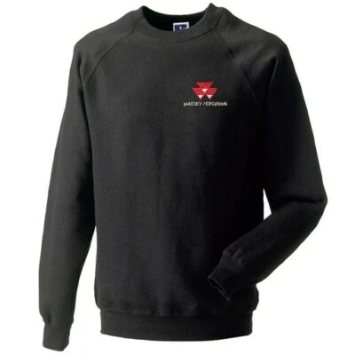 Massey Ferguson Tractor Embroidered Crew Neck Sweatshirt - XS to 2XL