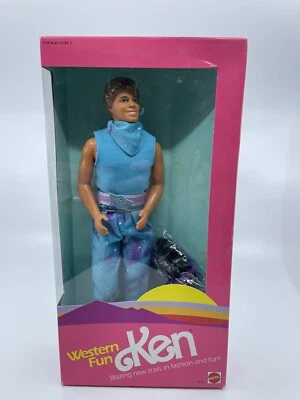 Barbie - Muñeca Western Fun KEN (1989 Mattel Hawthorne) Falta Abrigo F1 Foto 1 de 4