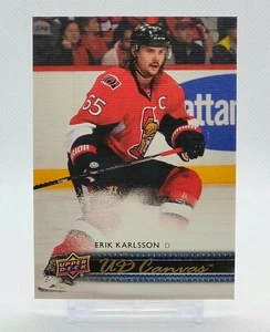 2014-15 Upper Deck Serie 2 Erik Karlsson UD Tela #C180 - Foto 1 di 2