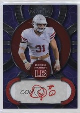 2022 Wild Card Auto Mania Retail Circle Purple Mirror Derek Parish #AM-C7 Auto