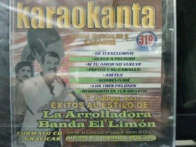New-CD-Karaokanta-La Arrolladora Banda El Limón pistas musicales-Brand New  Foto 1 de 2