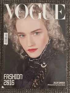 🔶️VOGUE ITALIA MAGAZINES JANUARY 2016 ISSUE 785 JULIA GARNER COVER - Foto 1 di 2