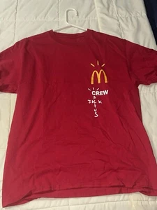 Travis Scott Cactus Jack McDonalds Mens L used Shirt - Picture 1 of 3