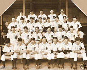 1945 DETROIT TIGERS WORLD SERIES CHAMPIONS BASEBALL TEAM 8X10 PHOTO - Picture 1 of 1
