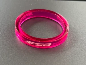 New FSA Transparent Pink Headset spacer 160-3501TO 1-1/8thx5mm - Picture 1 of 1