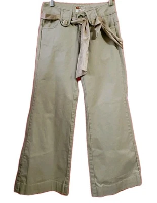 Twill Twenty Two Women's Wide Leg Pants size 25 beige cotton Blend (B3) - Image 1 of 4