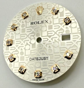 Rolex Datejust de fábrica 36 mm 116231 116201 plata rosa jubileo esfera diamante - Imagen 1 de 4