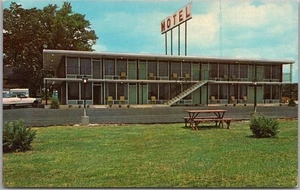Tarjeta postal Smiths Grove, Kentucky de la década de 1960 SMITHS GROVE MOTEL Interestatal 65 Roadside - Imagen 1 de 2