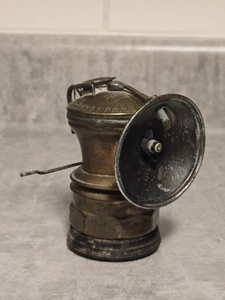 Vtg Autolite Universal Lamp Co Brass Miners Light Made in Springfield Illinois - Picture 1 of 15