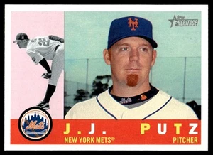 2009 Topps Heritage J.J. Putz New York Mets #586 - Picture 1 of 2