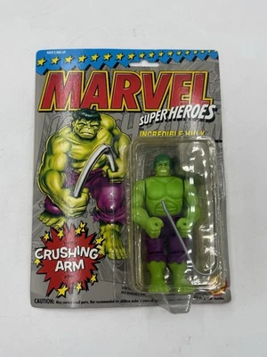 Marvel Super Heroes Increíble Casco Con Brazo Aplastante 1993 Toy Biz Sellado Foto 1 de 2