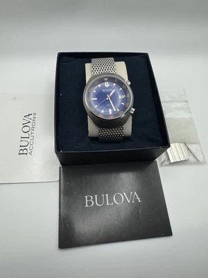 Bulova Accutron II Blue Men's Watch - 96B232 - Image 1 of 3