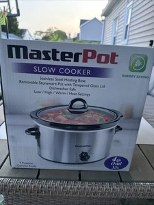 Master pot 4 Quart Slow cooker - Picture 1 of 1