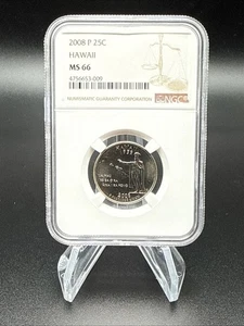 2008-P PCGS MS66 Hawaii State Quarter Business Strike 25C - Picture 1 of 2