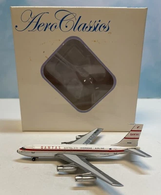 Aeroclassics 1:400 Qantas 707 VH-EBF City Of Adelaide Boeing B707-100 Australia - Image 1 of 3