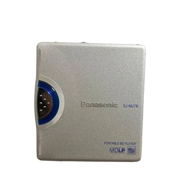 Panasonic MD SJ-MJ78 Walkman MiniDisc Player Silver Working Used Japan Authentic - Image 1 of 4