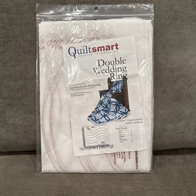 Quiltsmart Double Wedding Ring Printed Interfacing 1999 - Image 1 of 2