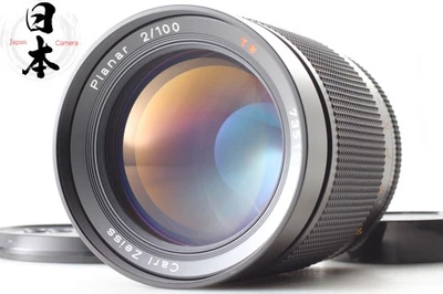 MMJ 【Top MINT】 CONTAX Carl Zeiss Planar T* 100mm F2 Lens For CY Mount From JAPAN - Image 1 of 4