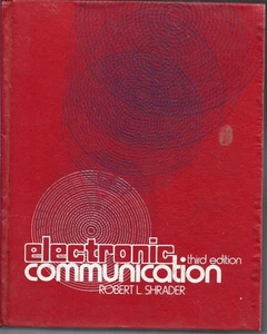 1975 Electronic Communication Third Edition By Robert L. Shrader - Imagen 1 de 2