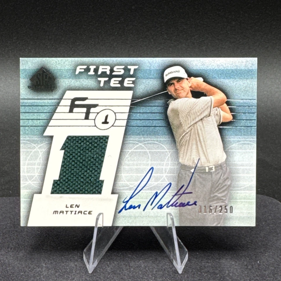 2003 SP Game Used Edition - First Tee Len Mattiace #84 /250 (AU, MEM, RC) - Image 1 of 2