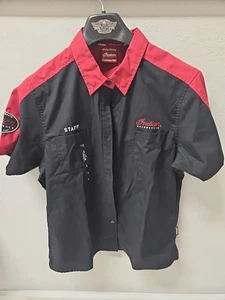 Zweifarbiges Staff Shirt Damen Indian Motorcycle Größe L - Bild 1 von 5