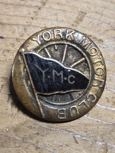 Old Rare Early 1900s York PA Motor Club Pin Automobiles Car Enamel Badge Antique - Picture 1 of 13