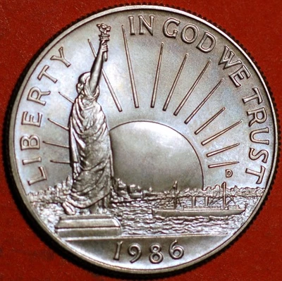 United States 1/2 Dollar 1986 D Statue of Liberty KM# 212 -18580 - Image 1 of 2