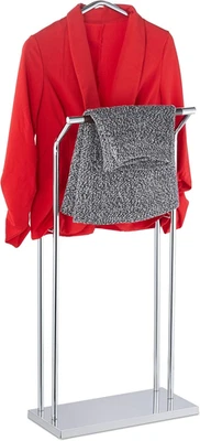 Servo Muto, per Abiti & Pantaloni, Mix Metallo & Legno, Camera, Omino Attaccapan - Immagine 1 di 4