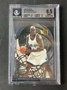 BGS 8.5 1995-96 Metal Maximum Metal #8 Shaquille O'Neal Orlando Magic - Picture 1 of 2