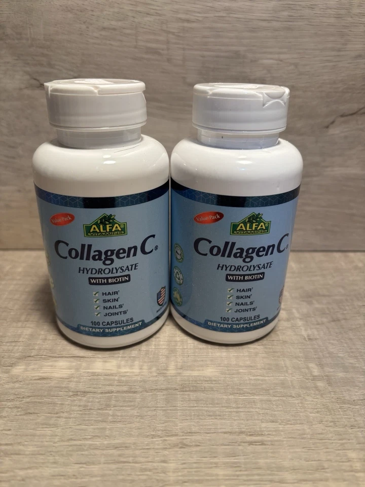2 ALFA Vitamins Collagen C Hydrolysate With Vitamin C 1 Crema De COLAGENO