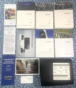 2019 LEXUS LX570 OWNERS MANUAL NAVI INSPIRATION 2/3 ROW FULL OEM SET A+ - Picture 1 of 3