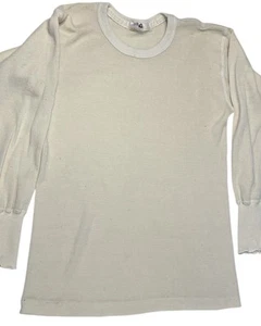 Vintage Stanfield's Wollhemd Herren M Creme Canada Base Layer Lang Untertragen - Bild 1 von 10